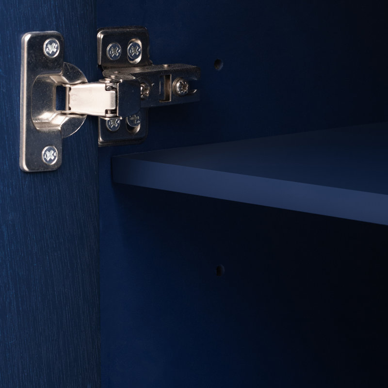 Denequa 63" Console Table, Navy Blue
