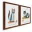 Coffee Cats I - ensemble de 2 reproductions d'art textuel sur toile-75514209-75514232