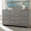 Commode double à six tiroirs Brorfelde
