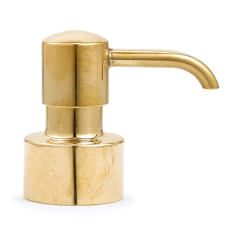 Capiz Soap Dispenser, Champagne/Unplated Brass