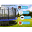 Structure de base trampoline spacieuse, coussin de sécurité pour enfant-99073025