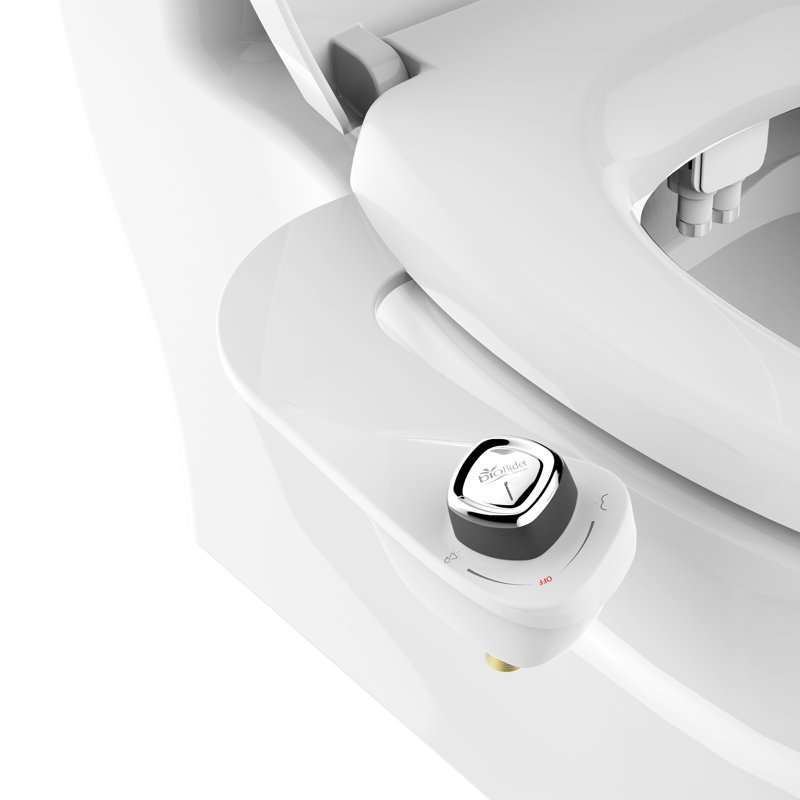 SlimEdge Bidet Attachment for Toilet Seats, Adjustable Water Pressure, Non-Electric, 2-Pack