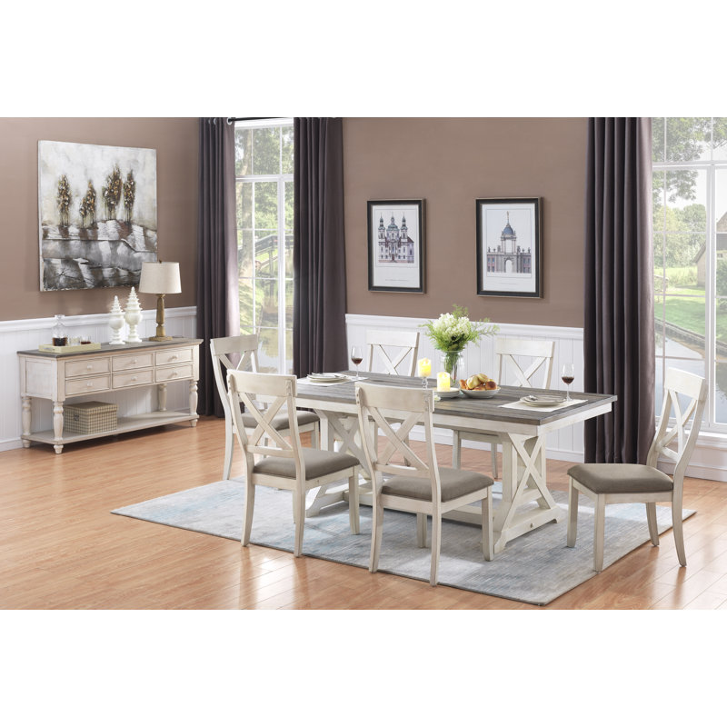 Bar Harbor 60'' W Console Table, Cream