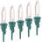 Tupkee T5 LED Shimmering Replacement Twinkle Bulbs, Warm White, 5-Pack