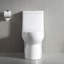 Siège de toilette allongé à fermeture rapide