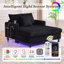 Chaise longue multifonctionnelle rembourrée-2067853856