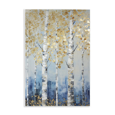 "Autumnal Birch Forest", art mural par Roozbeh Bahramali