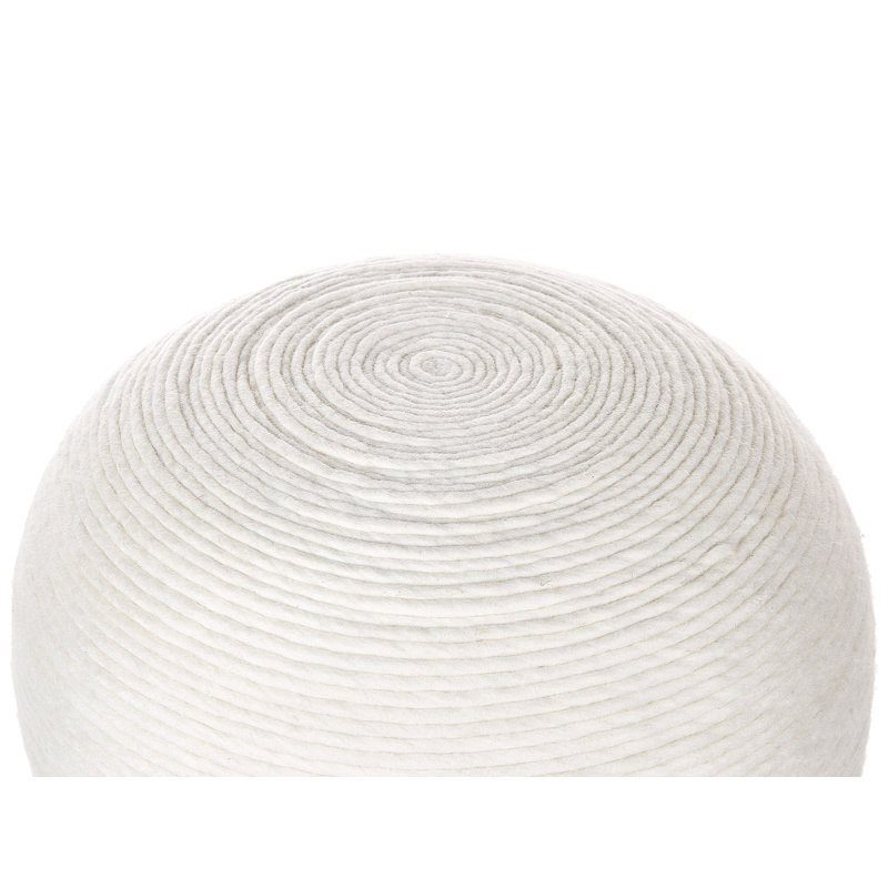 Petrona 50cm Wide Round Pouf Ottoman