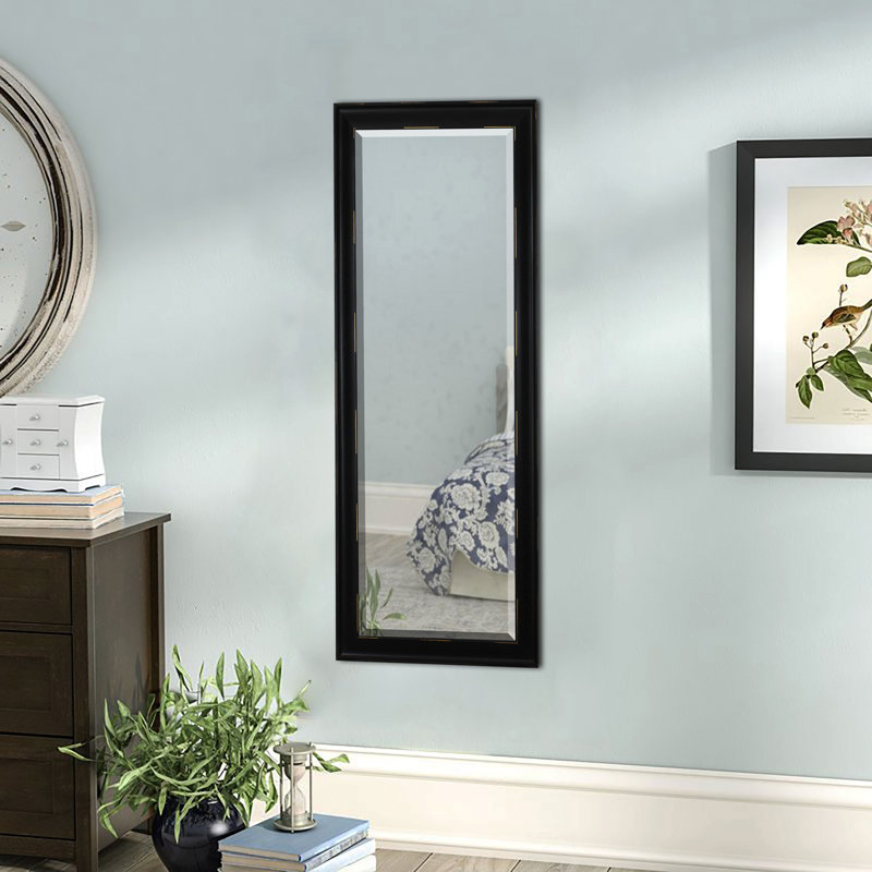 Rocklake Solid Wood Flat Mirror, 59.5" H x 20.5" W