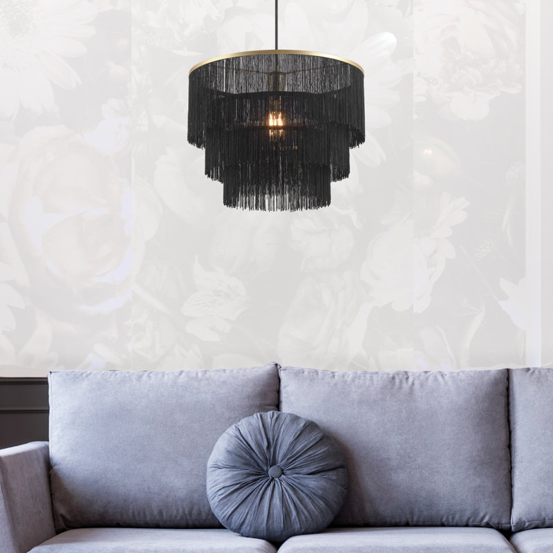 Luminaire suspendu pour îlot de cuisine à 1 lumière Tauxel