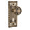 Craftsman Plate with Decorative Keyhole and Mission Door Knob