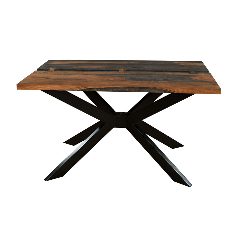 Solid Wood Dining Table, H76 x L135 x W90cm