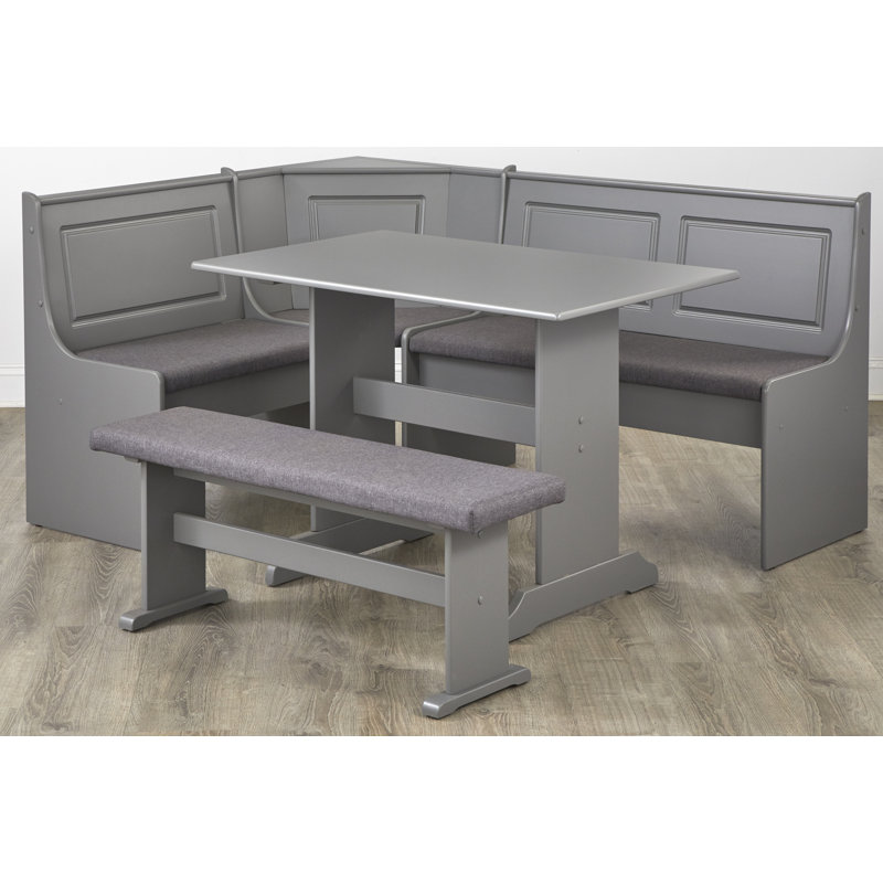 Ensemble de salle à manger 3 pièces Tucana, Gris anthracite