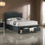 Lit plateforme tapissier avec rangement Gearlene-88632668