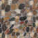 Cobblestone Motley Brown Sliced Pebble Honed Mosaic Tile