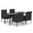Wicker Patio Dining Set with Rectangular Table-1648434941-1613285811-1613285808
