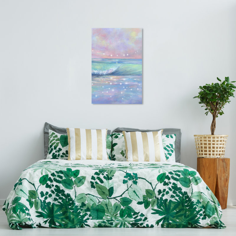 «Ocean Shades On Canvas» par Wynwood Studio, reproduction, L 24 po x H 36 po