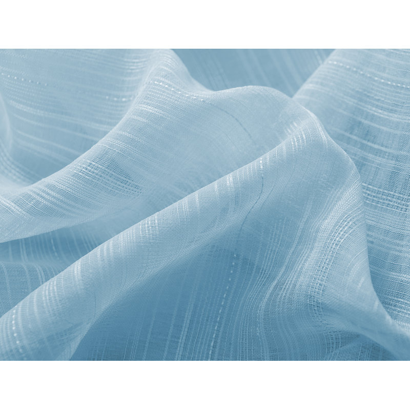 Hayle Semi Sheer Curtain Single Panel, Aqua