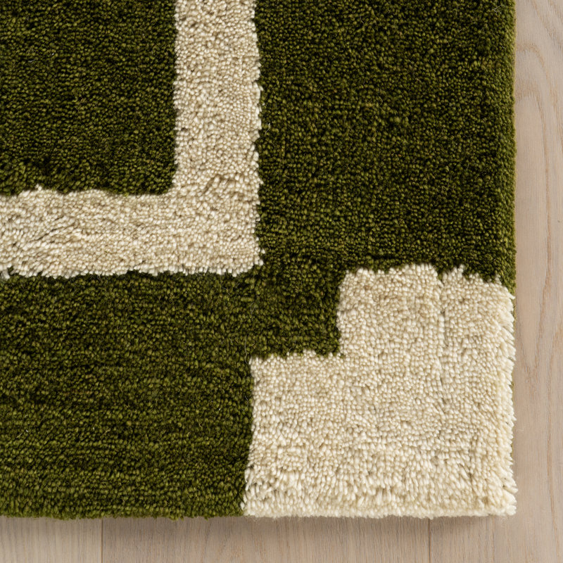 Orlina Bordered Rug, Rectangle 6' x 9'