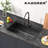 ForKitchen 28 x 18 Inch Black Drop In Stainless Steel Kitchen Sink