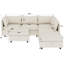 Canapé modulaire modulaire, siège convertible avec rangement, canapé-lit modulaire, combinaisons modulaires flexibles en tissu pour le salon