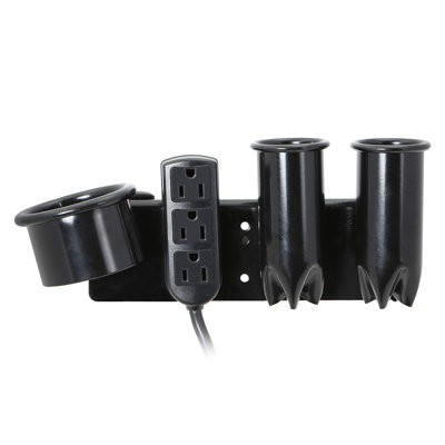 Metal 3 Compartment Hair Tool Holder