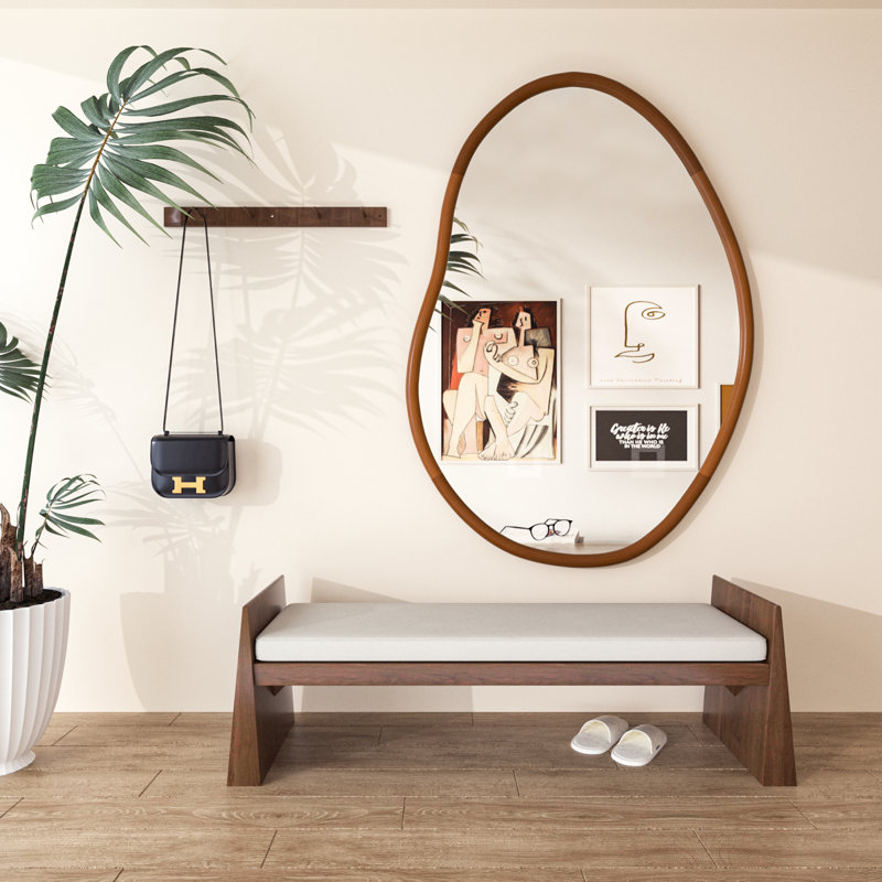 Asymmetrical Mirror Finleyville Decor for Bedroom & Hall