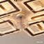 Ventilateur de plafond 33 pouces noir avec lumières, télécommande et contrôle d'application - Ventilateur de plafond à 7 pales et 6 vitesses à intensité variable pour le salon et la chambre à coucher