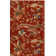 Emrick Blossom Hand Hooked Wool/Cotton/Latex Floral Rug in Rust