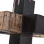 Figurine de sculpture moderne en bois pétrifié pour décoration d'intérieur - Décoration de salon ou tablette - 5 po-1903175148