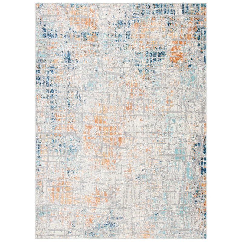 Aria Performance Abstract Rug, Rectangle 8' x 10'