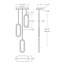 Luminaire suspendu en grappe à 3 lumières DEL Dagmey-877016749