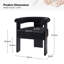 Eduard 50.8Cm H Modern Upholstered Dining Chair With Round Backrest-128552903