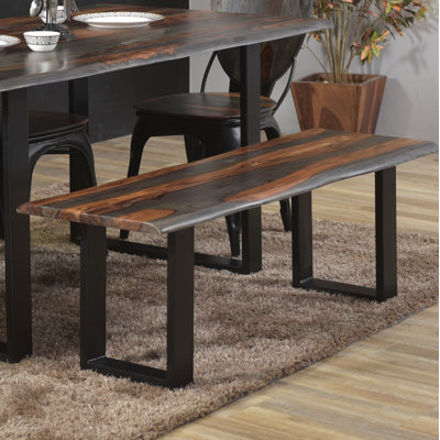 Banc en bois massif Ayedan