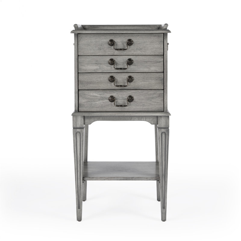 Hardwick 4 Drawer Chest, Gray