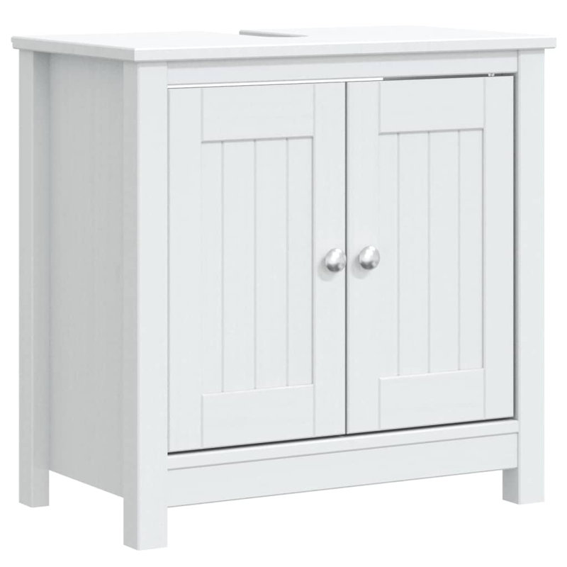 Ensemble de meubles de salle de bain blanc, 15,7 po x 13,4 po x 31,5 po, Blanc, 3