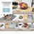 Azuni Dual mount 32" Single Bowl Stainless Steel Kitchen Sink with Grid and Strainer
