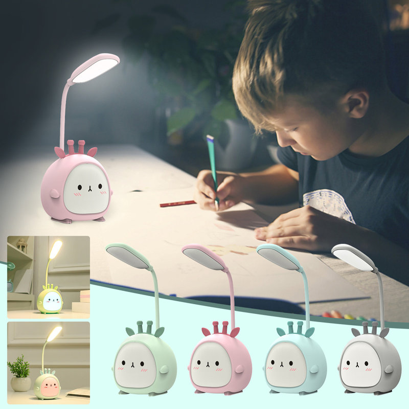 2-in-1 Table Lamp LED Reading Lamp Working Lamp USB Rechargeable Night Light