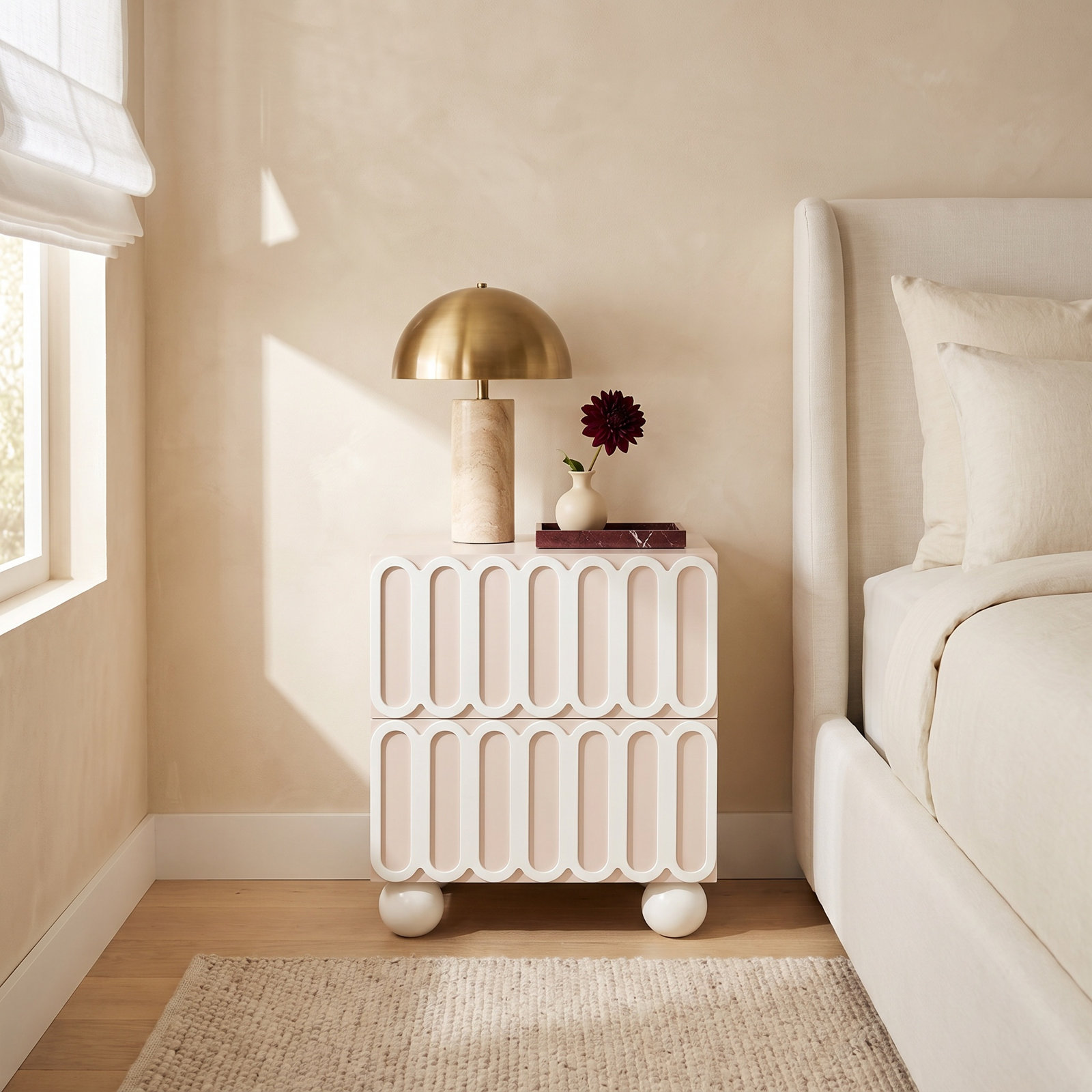 Insley Nightstand, Taupe