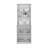 Bookcase Dual-Door Benzoni, Office, White-2137736565