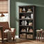 79.76 cm W Solid Wood Bookcase-470591593-470591605