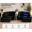 7 Seater Velvet Sectional-134917550