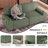 Modern Loveseat Sofa For Living Room, 87-Inch Corduroy Sofa, Spring Cushions, Solid Wood Frame, Easy Assembly For Small Spaces - Green-598095329