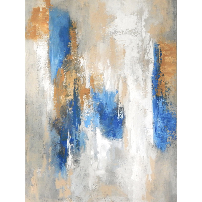 Raining Royals Print by Lisa Daniels, 32" H x 24" W, Black Framed Canvas