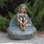 Statue de jardin fée en magnésium assise