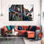 NY Broadway et Wall Street Signs sur impression sur toile-1333861118