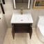 Meuble-lavabo simple 23,6 po avec plateau en résine Hajera-1591501725