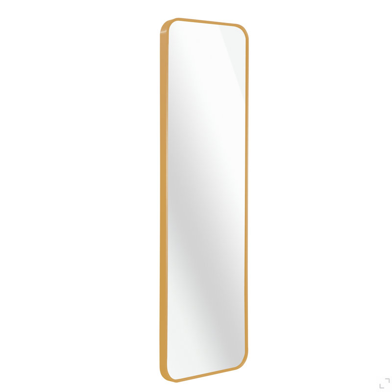 Miroir de porte moderne., Doré
