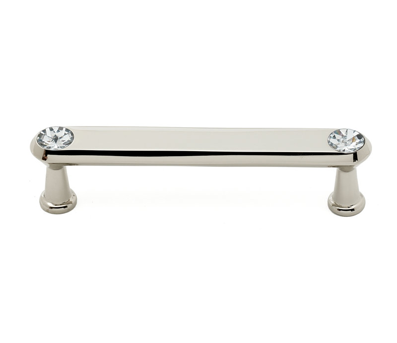 Poignée contemporaine, 3 1/2", Nickel poli