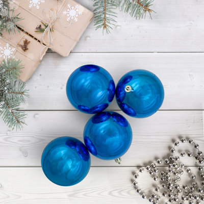Shatterproof Christmas Ball Ornaments 3.25" (80mm)